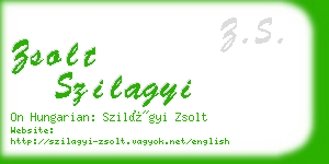 zsolt szilagyi business card